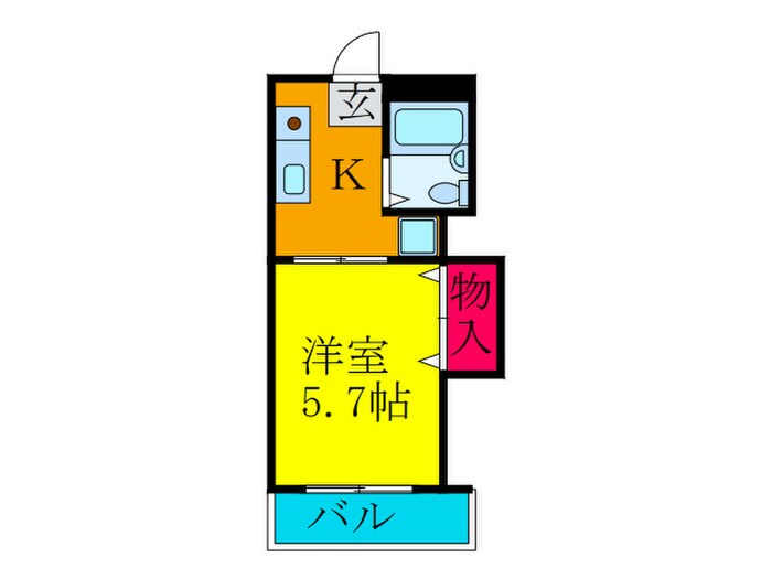 桜町ハイツの物件間取画像