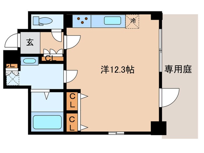 ＣＡＬＭ姉小路通の物件間取画像