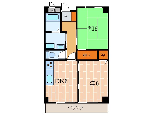 ﾌﾟﾗｲﾑﾊｲﾂの物件間取画像