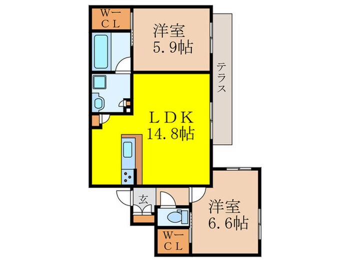 ShaMaison Shibuyaの物件間取画像