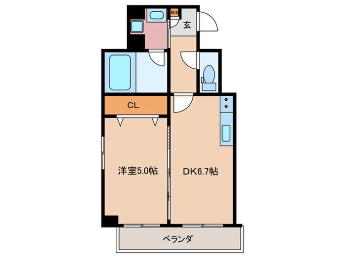 ティーズガーデンの物件間取画像