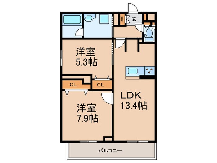 仮)トリニティ三国ヶ丘の物件間取画像