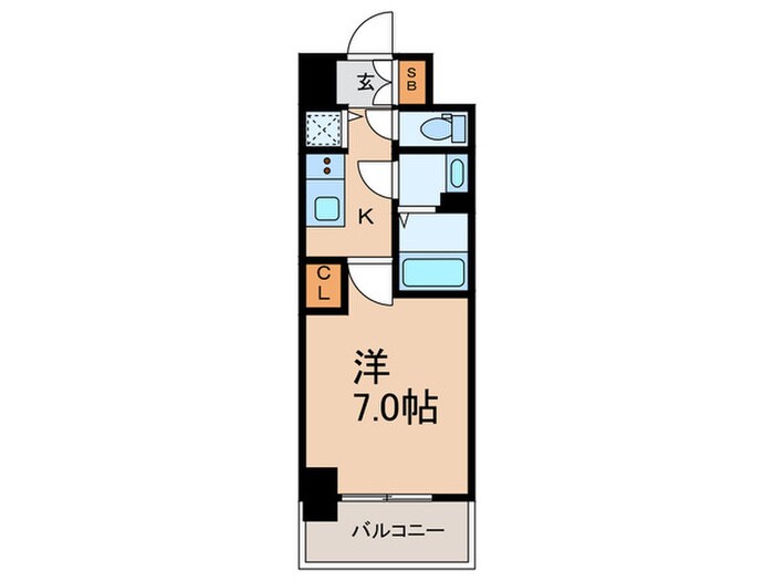 Alivis堺浜寺の物件間取画像