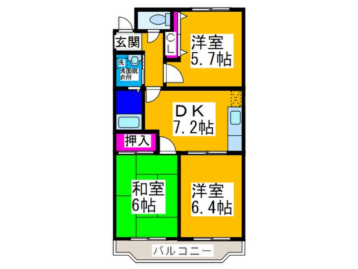 レジ－ナＩ弐番館の物件間取画像