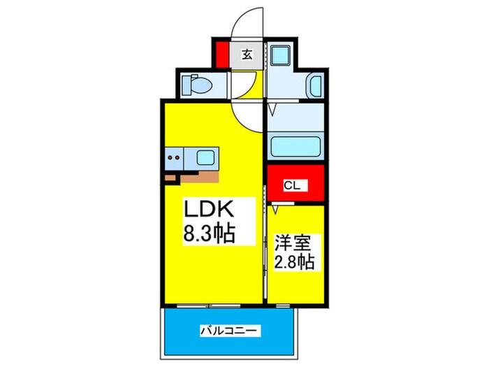 LiveCasa関目の物件間取画像