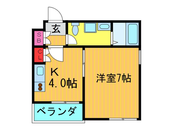 グラン・カレＢ棟の物件間取画像