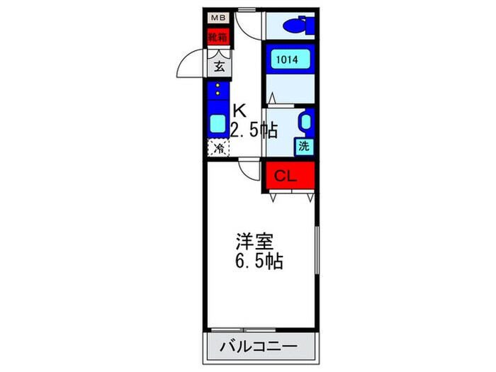 グランベル豊中の物件間取画像