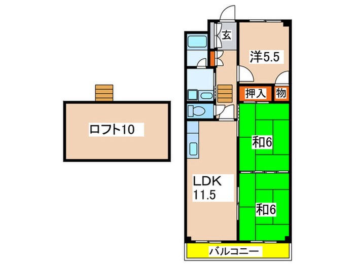 赤崎ビルの物件間取画像