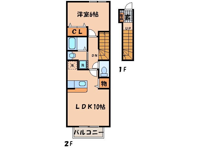 Collnetta Shinwaの物件間取画像