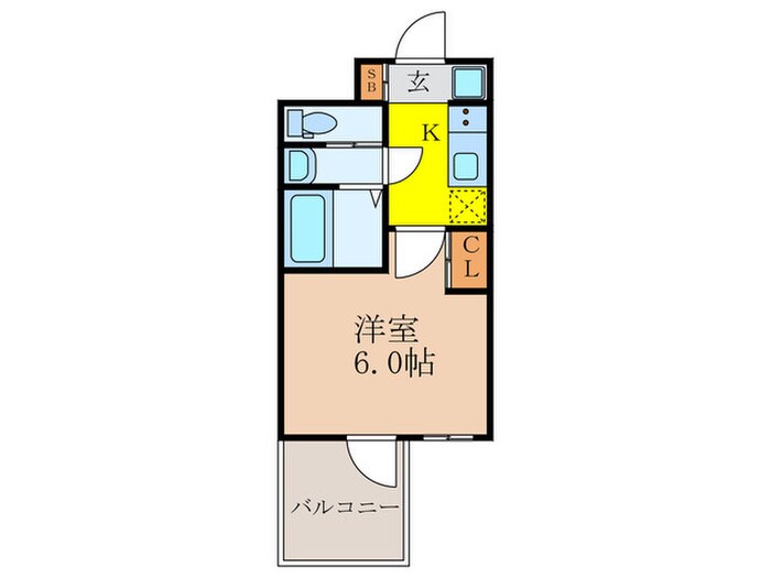 セレニテフラン新大阪の物件間取画像