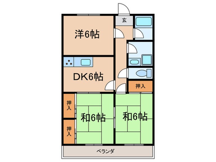 ドリームマンションの物件間取画像