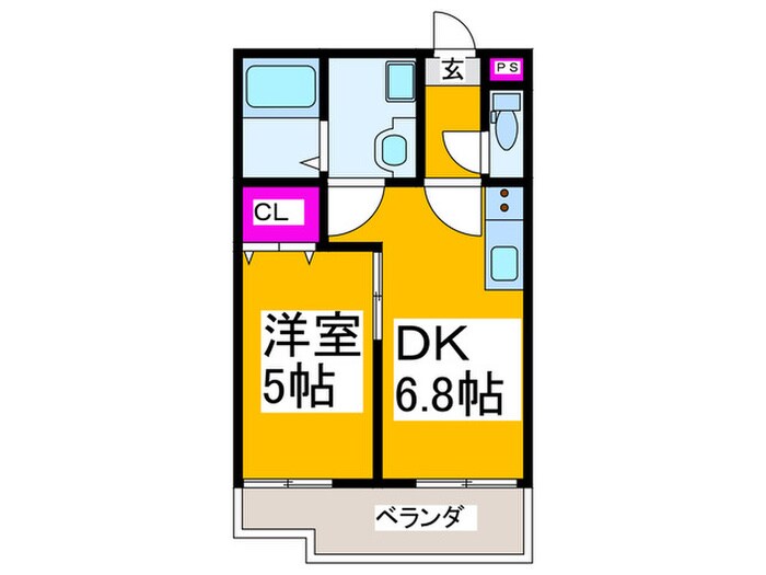 プレミアムスイート狭山駅前の物件間取画像