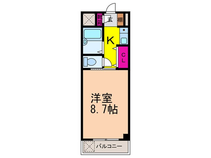 グリーンライフ服部の物件間取画像