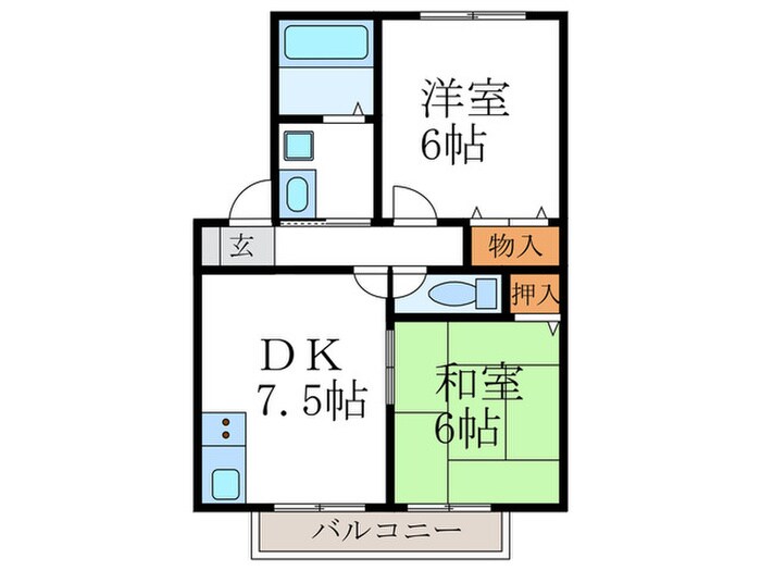 物件間取画像