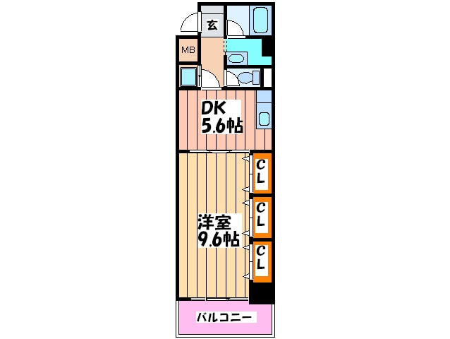 テン・フォーティーの物件間取画像