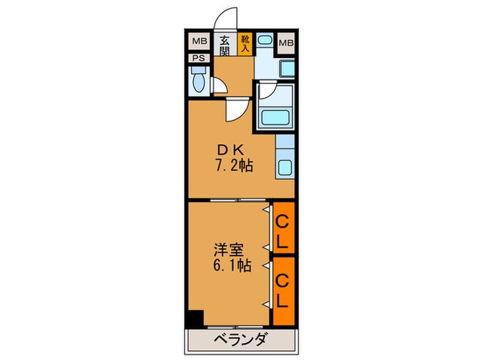 テン・フォーティーの物件間取画像