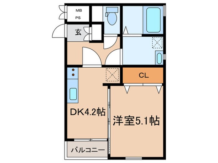 メゾン・ド・コルヌイエの物件間取画像