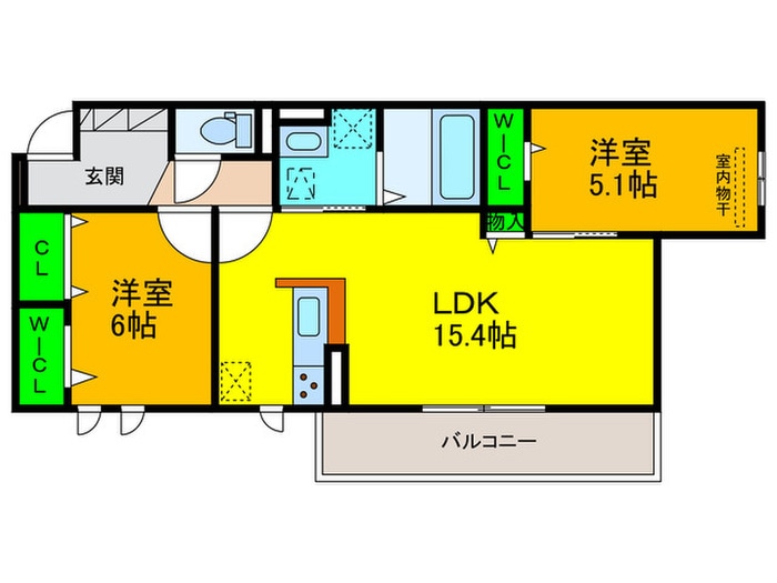 East Hillsの物件間取画像