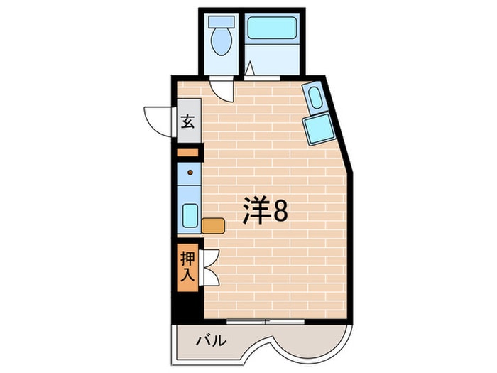 ロイヤルハイツ夙川の物件間取画像