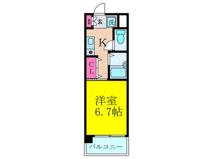 エクセレント上新11の物件間取画像