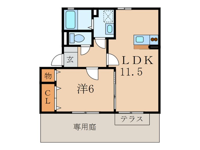 シャロ－ムの物件間取画像