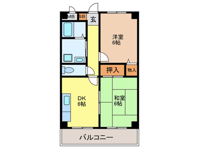 物件間取画像