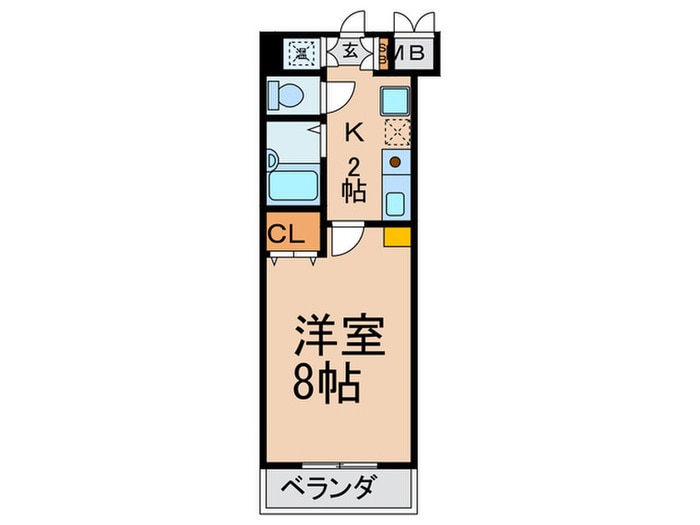 ロイヤルコート華の物件間取画像