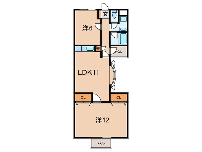 サンヒルズ芦屋Ⅰの物件間取画像