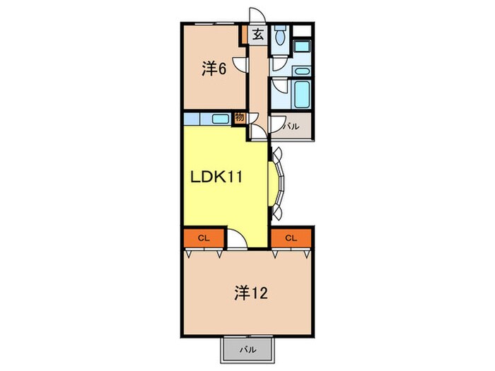 サンヒルズ芦屋Ⅰの物件間取画像