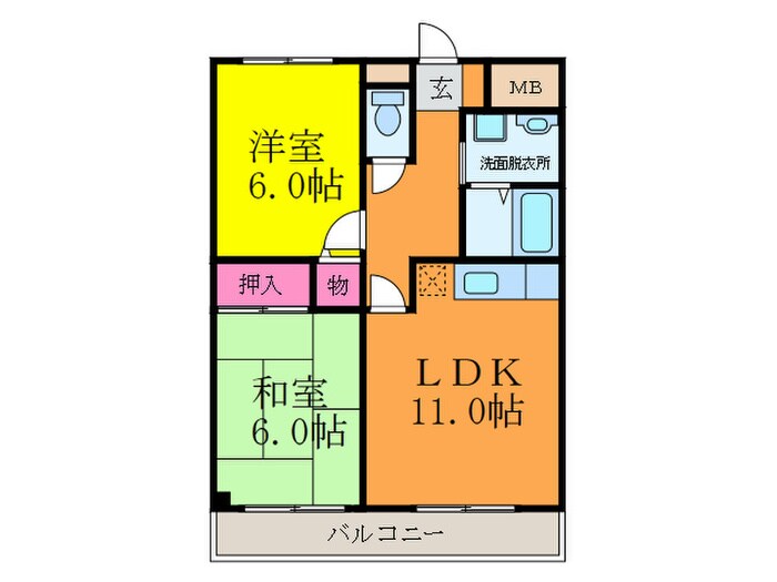 物件間取画像