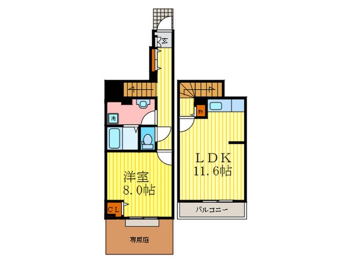 メゾン都Ⅱの物件間取画像
