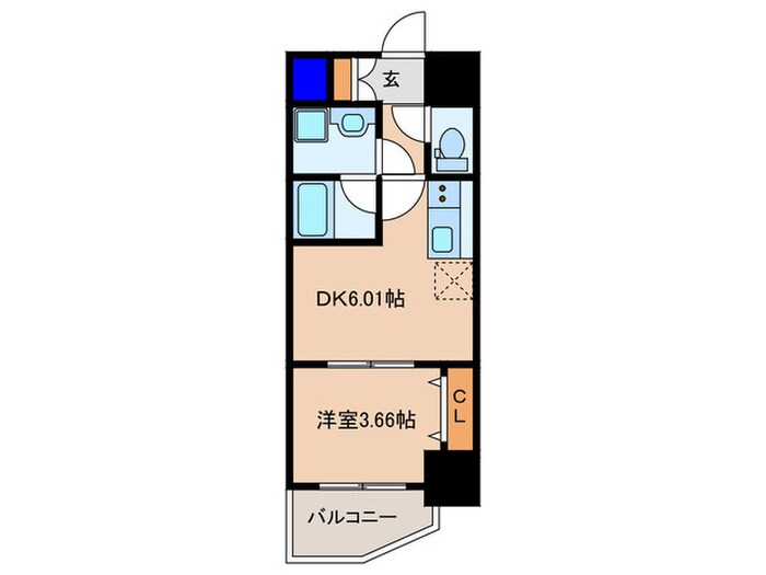 ブランシエスタ天満の物件間取画像