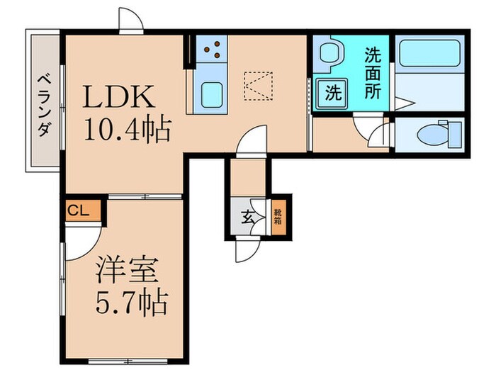 ヴァリエ久津川の物件間取画像