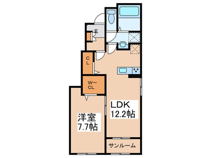 リ・ソレイユの物件間取画像
