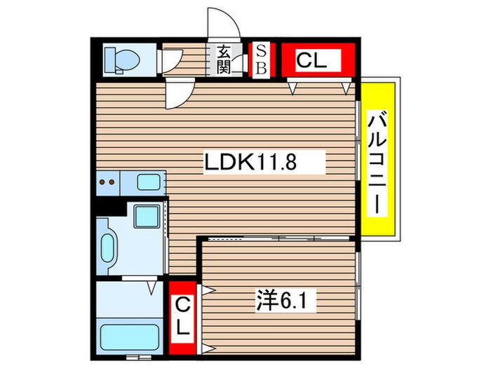 ルーチェ嵯峨の物件間取画像