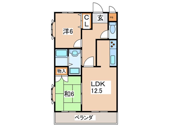 サニ－コ－ト伊丹の物件間取画像