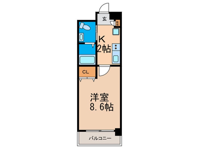 JINO新町の物件間取画像