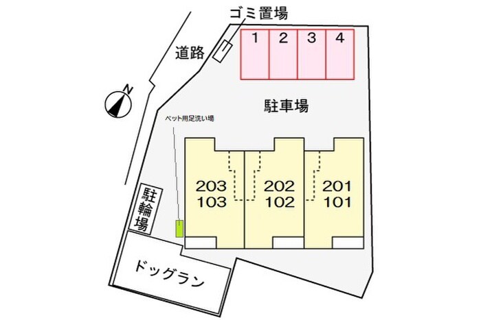 カレント　ヴィラ　希Ⅲの物件外観写真