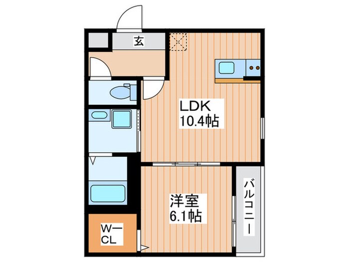 フジパレス大和田Ⅱ番館の物件間取画像