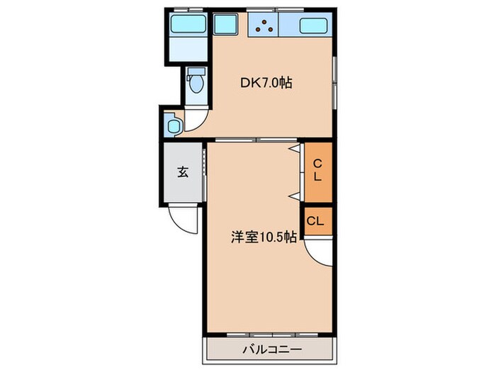 都島コ－ポラスの物件間取画像