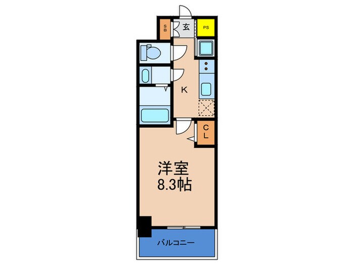 サムティ上新庄レジデンスの物件間取画像