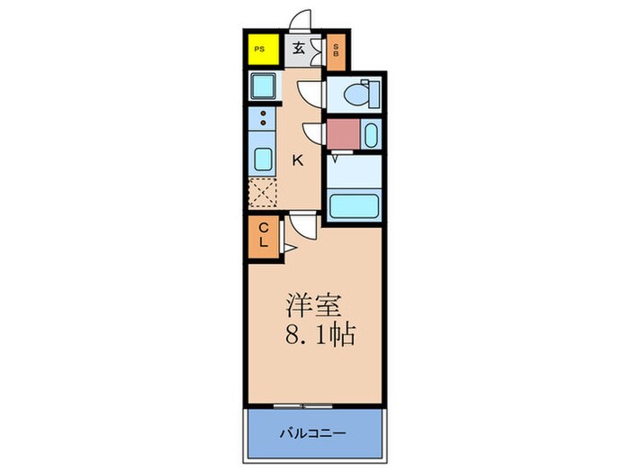 サムティ上新庄レジデンスの物件間取画像