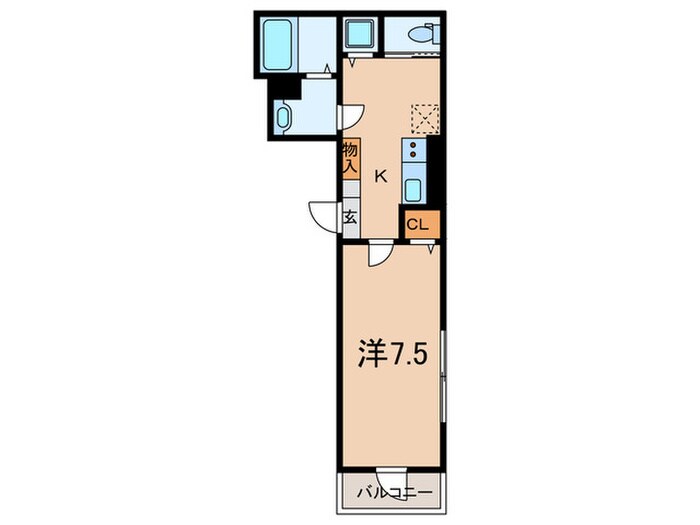 アムールグラン西宮の物件間取画像