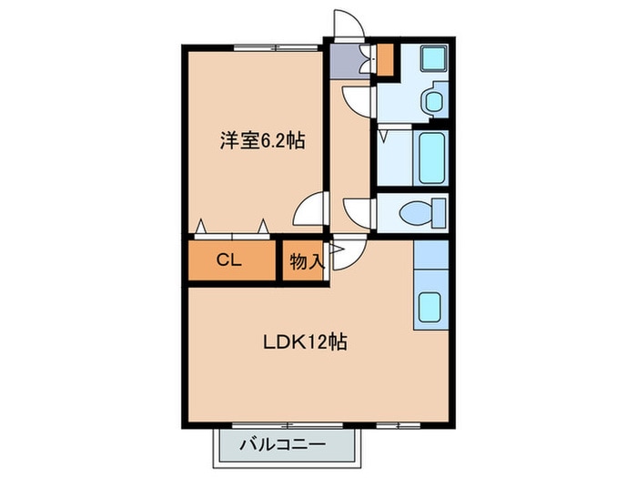 ディ－フレア目川の物件間取画像