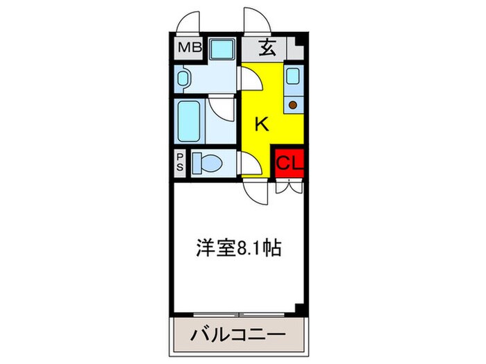 プラウド千里山の物件間取画像