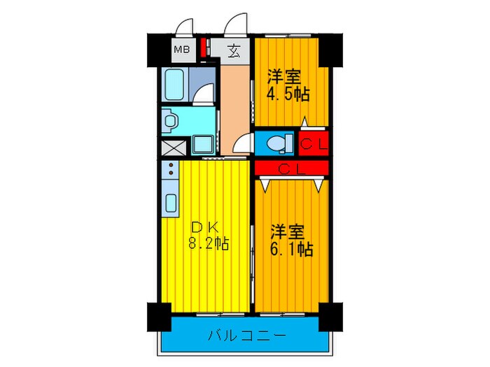 プリマヴェーラの物件間取画像