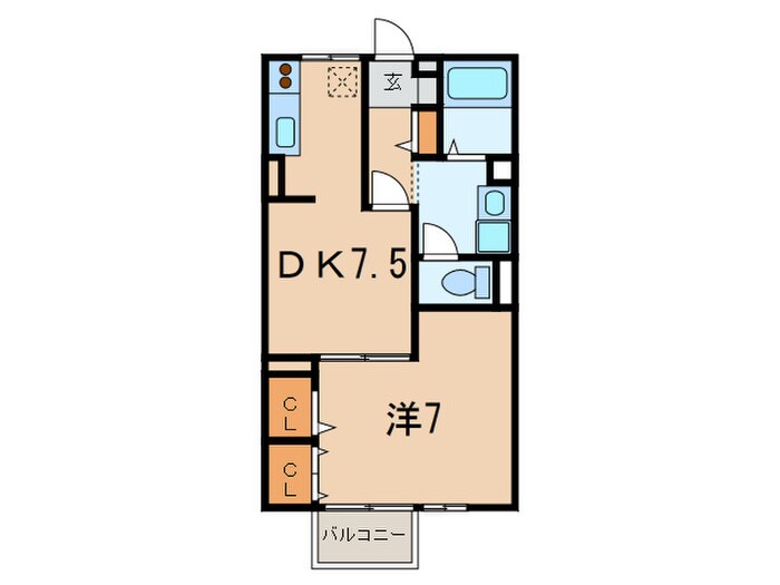 リビングタウン荻野の物件間取画像