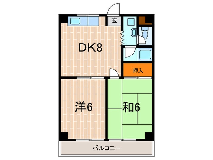 ベル宝塚の物件間取画像