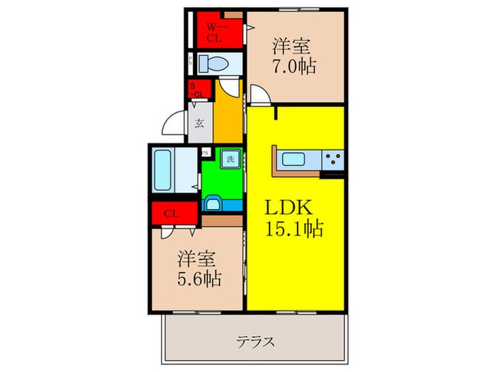 Ｒｅｎｃｏｎｔｒｅ茨木の物件間取画像