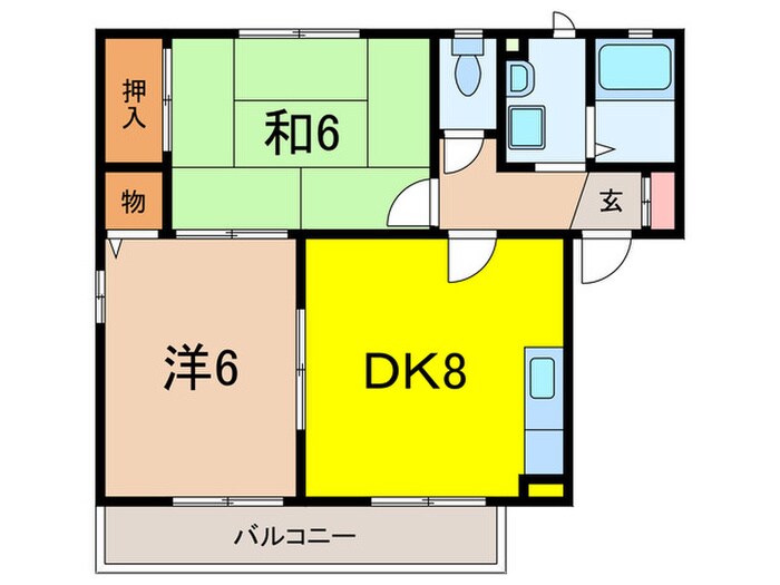 ヘスティア御影の物件間取画像